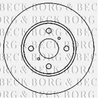 BORG & BECK bbd4740 -  Тормозной диск